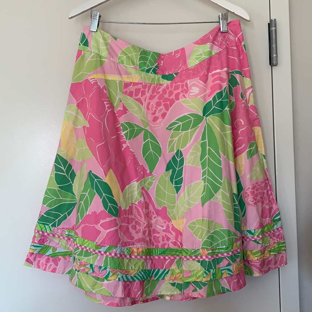 Lilly Pulitzer White Label Skirt “Window Shopping”